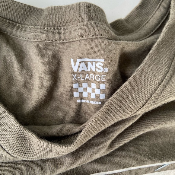 Vans tropical graphic long sleeve crop t shirt Size XL - Picture 3 of 6